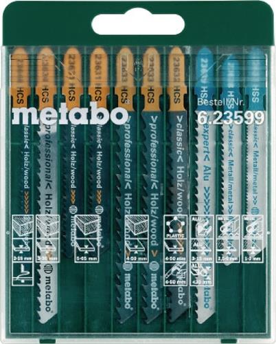 METABO Stichsägeblattsortiment SP 10teilig f.Holz/Metall/Kunststoffe Metabo