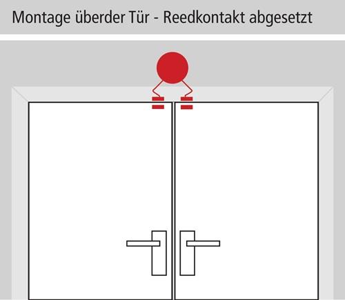 GFS Überwachungsgerät Dexcon o.Voralarm Überwachung v.Türen u.Fenstern Ku.rot GFS