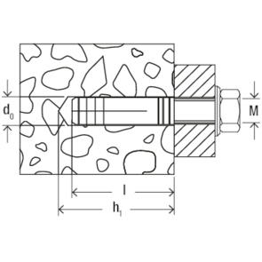 FISCHER Messingdübel MS 12x37