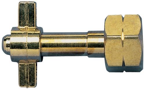 KAYSER Umfüllstutzen f.Flaschengröße 5,11,33kg G 3/8Zoll LH,W21,8x1/14Zoll LH KAYSER