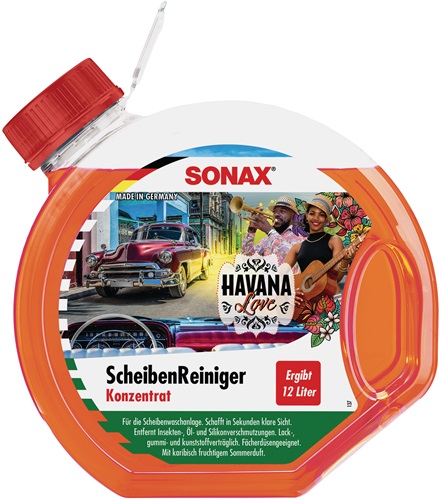 SONAX ScheibenReiniger Havana Love Konzentrat 3l Rundflasche SONAX SONAX ScheibenReiniger Havana Love Konzentrat 3l Rundflasche SONAX