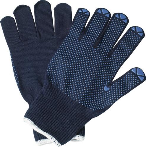 PROMAT Handschuhe Isar Gr.8 blau EN 388 PSA II in.Baumwolle,auß.PA PROMAT