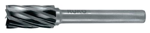 RUKO Frässtift ZYA D.6mm Kopf-L.18mm Schaft-D.6mm HM Verz.Alu RUKO