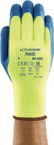 ANSELL Kälteschutzhandschuhe ActivArmr® 80-400 Gr.9 gelb/blau EN 388,EN 511,EN 407