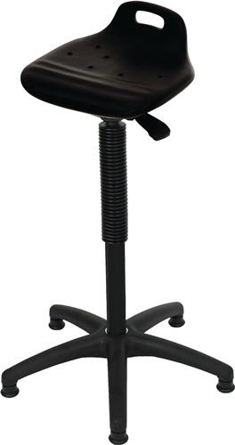 LOTZ Stehhilfe PU-Integralschaum Sitz-H.570-820mm Kunststoff-Fußkreuz m.Bodengl.LOTZ