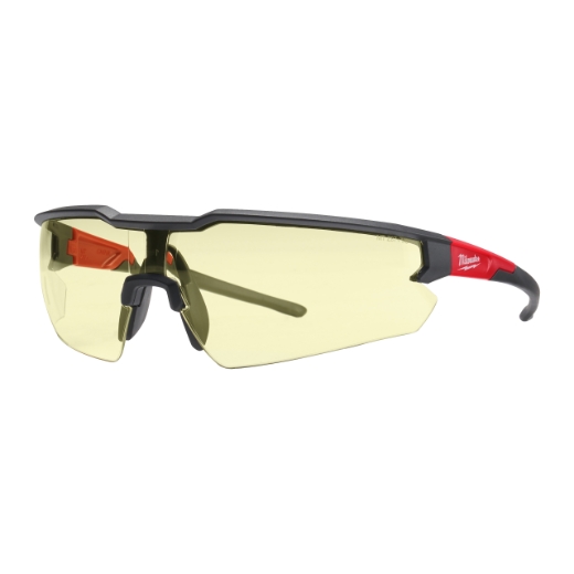 MILWAUKEE kratzfest & beschlagfrei Schutzbrille gelb