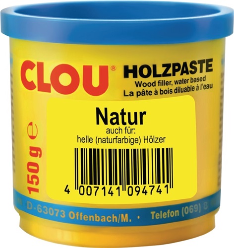 CLOU Holzpaste Farbe 01 natur 150g Dose CLOU