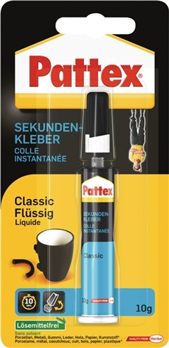 PATTEX Sekundenkleber flüssig 10g farblos Tube PATTEX