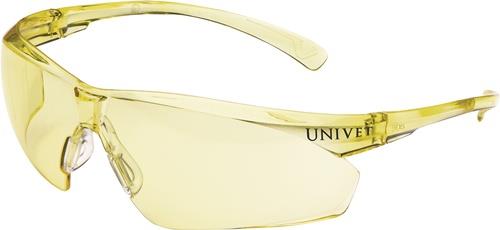 UNIVET Schutzbrille 505U EN 166,EN 170 Bügel gelb,Scheibe gelb PC UNIVET