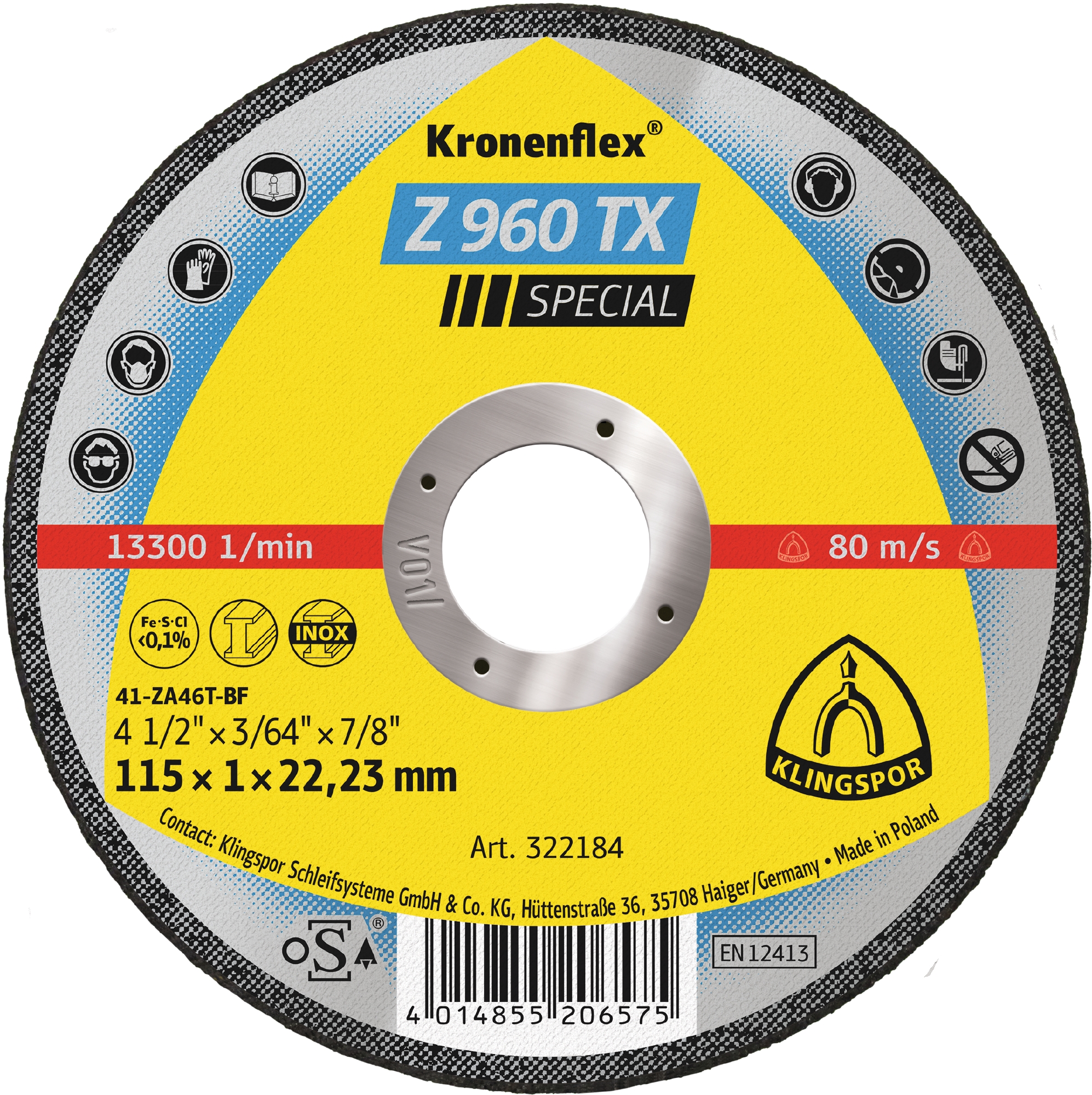 Z 960 TX Special Trennscheibe