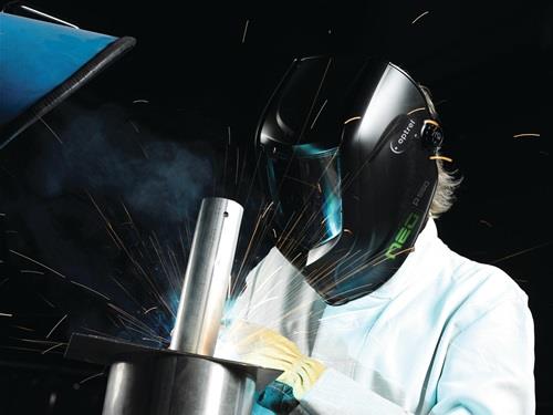 OPTREL Schweißerschutzhelm neo p550 o.Seitenteile 90x110mm EN 379 DIN 4/9-13 Krt.OPTREL