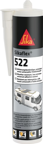 SIKA Kleb- u.Dichtstoff Sikaflex®-522 weiß 300ml Kartusche SIKA