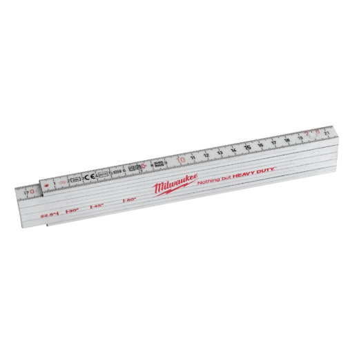 MILWAUKEE 2 m weiß Gliedermaßstab Kunststoff