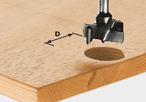 FESTOOL Beschlagbohrer HW S8 D25 491073