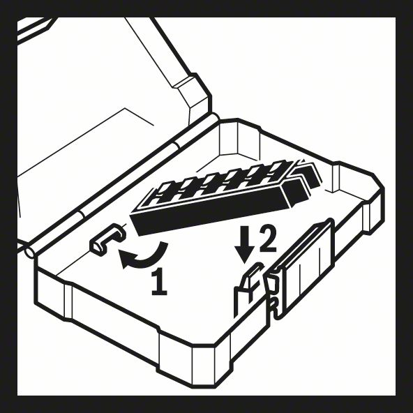 BOSCH Impact Control Schrauberbitpack, 8-teilig, gemischt mit Mehrzweckbohrer