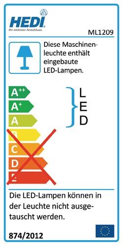 HEDI GmbH Elektro- und Gerätebau LED-Arbeitsleuchte 9,5 W 1140 lm HEDI