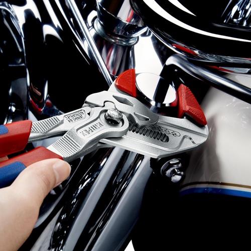 KNIPEX Zangenschlüssel L.250mm Spann-W.52mm verchr.Mehrkomp.-Hülle KNIPEX KNIPEX Zangenschlüssel L.250mm Spann-W.52mm verchr.Mehrkomp.-Hülle KNIPEX