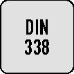 PROMAT Spiralbohrersatz DIN338 Typ N D.1-13x0,5mm HSS-R 25tlg.Metallkassette