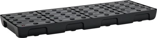 CEMO Regalwanne 36l L1295xB495xH95mm PE m.PE-Rost u.Leckanzeiger CEMO