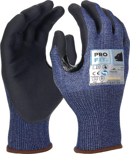 PRO FIT Schnittschutzhandschuhe Schnittstop Pro Gr.10 blau/schwarz EN 388 PSA II PRO FIT