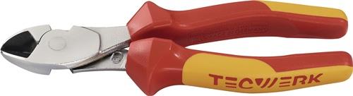 TECWERK Kraftseitenschneider L.200mm verchr.VDE Mehrkomp.-Hüllen TECWERK