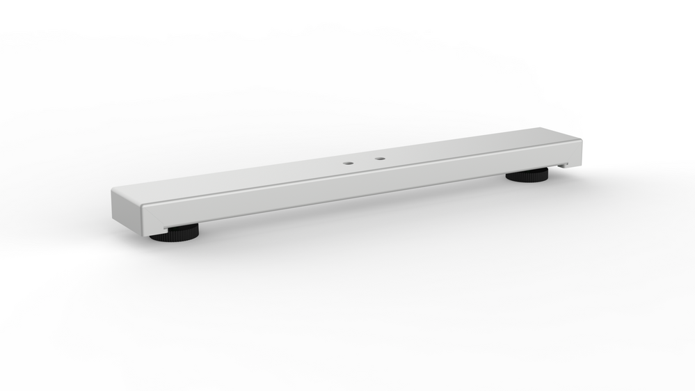 Veyhl Mittlerer Fuß Evo, 490 mm, RAL 9006 weißaluminium