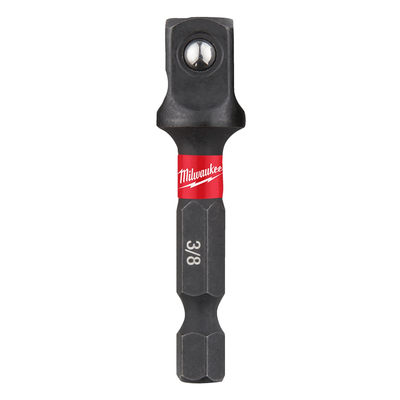 MILWAUKEE 1/4" Sechskant auf 3/8" Vierkant Steckschlüsseleinsatz SHOCKWAVE 50 mm