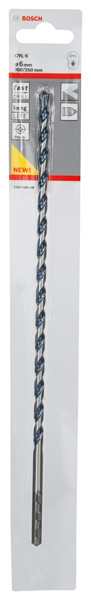 BOSCH Betonbohrer CYL-5, Blue Granite, 6 x 200 x 250 mm
