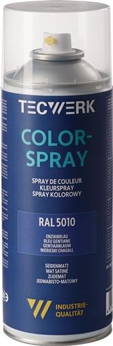 TECWERK Colorspray blau seidenmatt RAL 5010 400ml Spraydose TECWERK