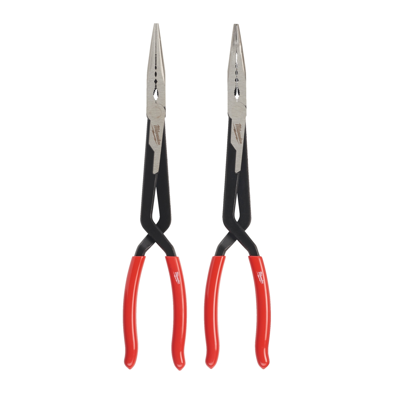 MILWAUKEE 2-teilig Montagezangen-Set, lange Ausführung
