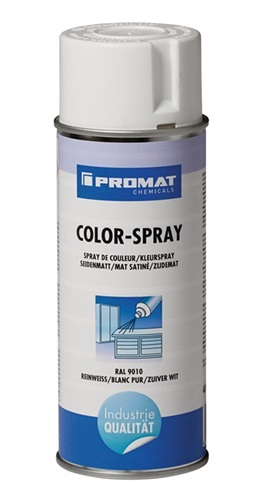 PROMAT CHEMICALS Colorspray reinweiß seidenmatt RAL 9010 400 ml Spraydose PROMAT CHEMICALS