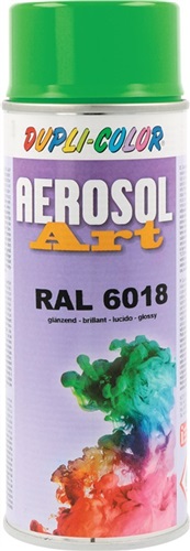 DUPLI-COLOR Buntlackspray AEROSOL Art gelbgrün glänzend RAL 6018 400ml Spraydose