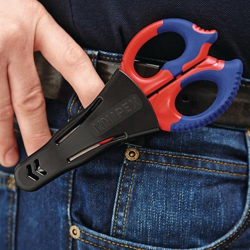 KNIPEX Elektriker-/Handwerkerschere L.155mm 2-K.-Hüllen KNIPEX KNIPEX Elektriker-/Handwerkerschere L.155mm 2-K.-Hüllen KNIPEX