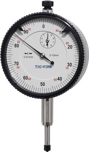 TECWERK Messuhr DIN 878 10mm Abl.0,01mm TECWERK