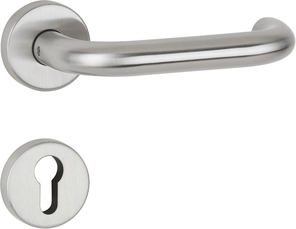 HERMAT Wechselgarnitur mit Rosetten BASIC 01 1801/2036.K/3127, Edelstahl