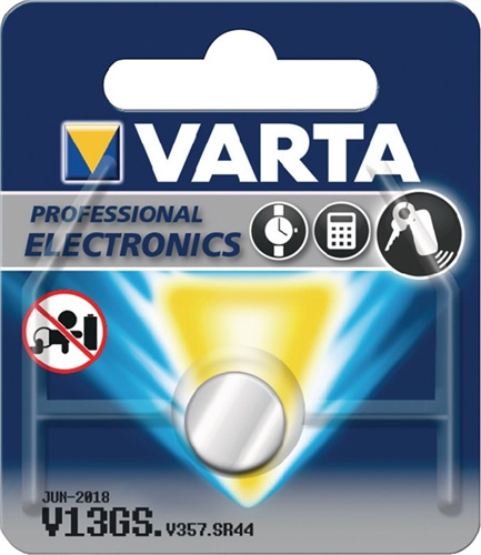 VARTA Knopfzelle Electronics 1,55 V 125 mAh SR44 11,6x5,4mm VARTA