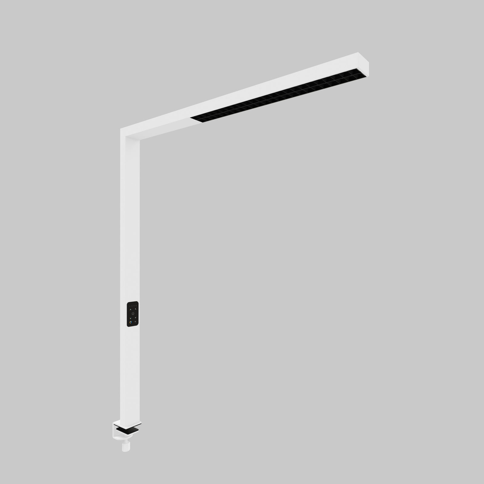 BMB UPLIGHT Clip BF Intelligente Klemmleuchte, Signalweiß, RAL 9003
