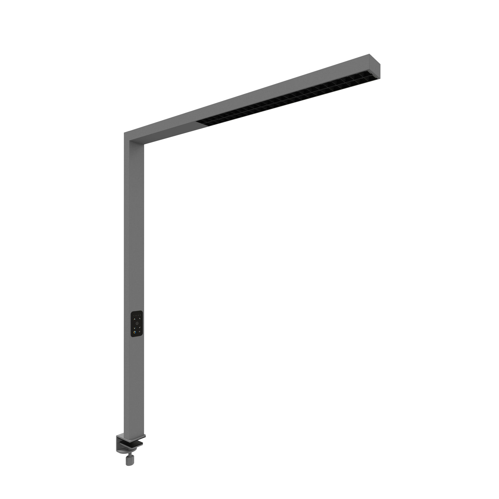 BMB UPLIGHT Clip BF Intelligente Klemmleuchte, Anthrazit, RAL 7016
