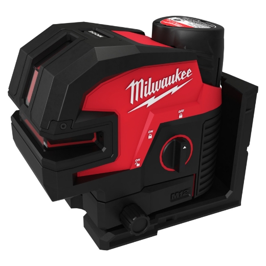 MILWAUKEE M12™ Akku-Kreuzlinienlaser M12CLL4P-301C