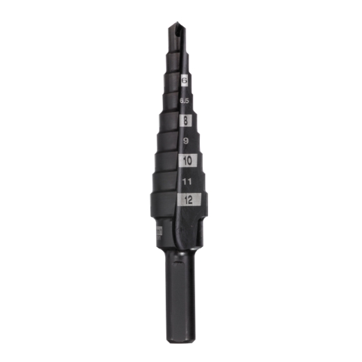 MILWAUKEE 4 bis 12 mm, 1 mm Stufen Stufenbohrer