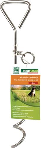 WINDHAGER Spiralhering verzinktes Metall L.41cm WINDHAGER
