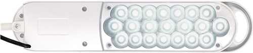 Nordwest Schreibtischleuchte Metall/Ku.weiß H.max.380mm m.Tischklemme m.LED