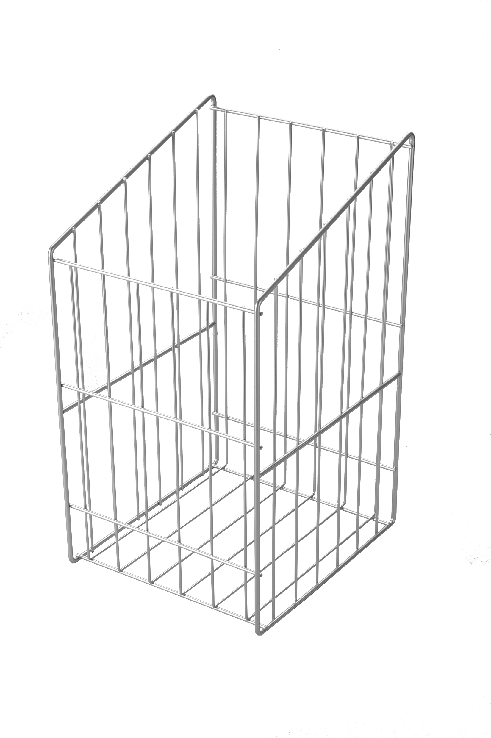 Wäschekorb, Basket, 390x270x450 mm, chrom Vauth Sagel