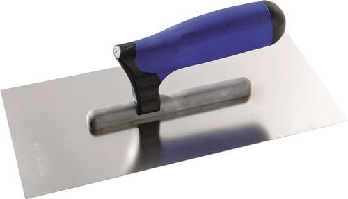 TECWERK Glättekelle L.280mm B.130mm Zahn 12x12 VA S.0,7mm TECWERK
