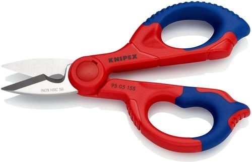 KNIPEX Elektriker-/Handwerkerschere L.155mm 2-K.-Hüllen KNIPEX