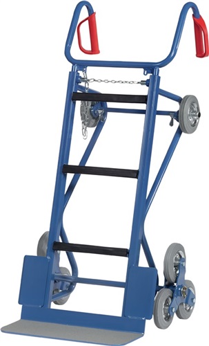 FETRA Gerätekarre Schaufel-Gr.L190xB550mm Gesamt-H.1300mm Vollgummi 3-armiger Radstern