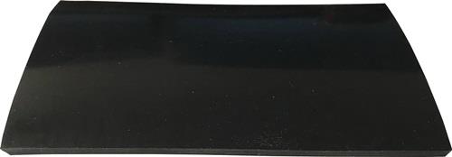 ITES Gummiplatte B.1,4m L.10m D.3mm schwarz EPDM/SBR m.Gewebeeinlage
