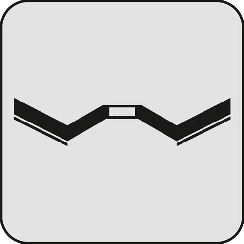 KLINGSPOR Fächerscheibe SMT 800 D.125mm K.coarse 12Grad gewölbt INOX NK KLINGSPOR