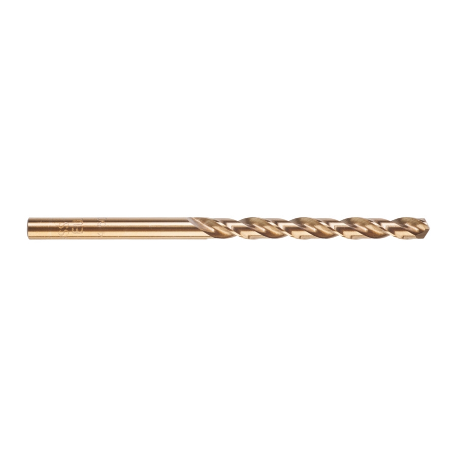 MILWAUKEE 4,5 x 80 mm, HSS-G Co HSS-G RED COBALT Metallbohrer DIN 338 10er Pack