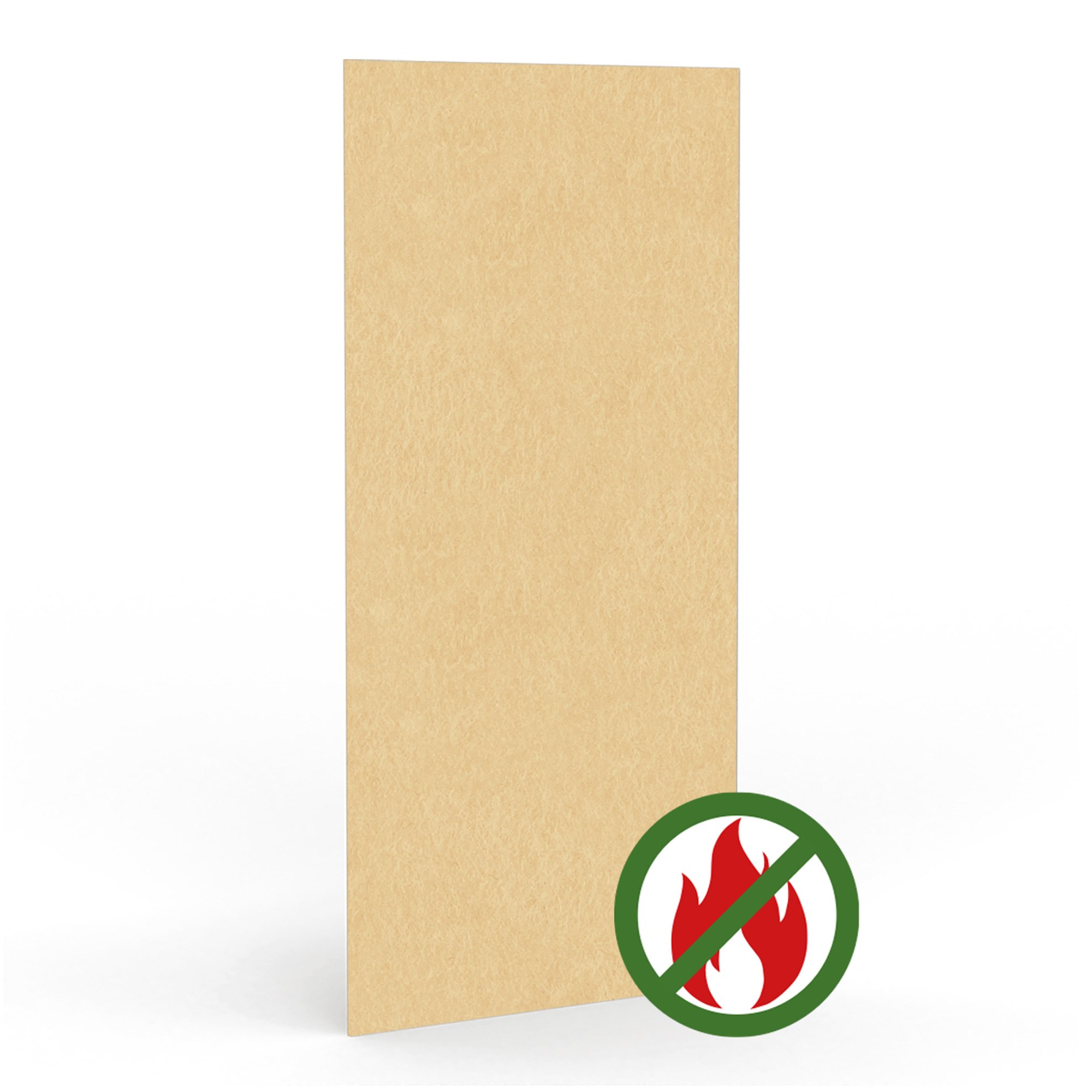 BMB Feuerfester Akustikpaneel AKUSTIX Wall FP, 2440x1220x24 mm, feuerf., Hellbraun, AV35